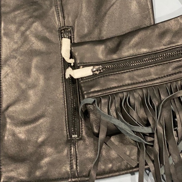 Victoria’s Secret Supermodel Fringe Leather Jacket - Picture 7 of 8